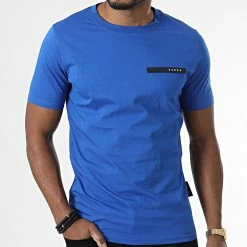 Promo 🛒 Tee 👕 Shirt T7233 Bleu de Classic Series ✔️ -Classic Series Soldes classic series 338322 T7233 BLUE 20220923T155043 03