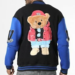 Tout neuf 👍 Veste Teddy 7422 Noir Bleu de Classic Series 👍 -Classic Series Soldes classic series 338327 7422 BLACK BLUE 20220926T155608 04