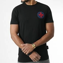 Offres ⌛ Tee 👚 Shirt T7229 Noir de Classic Series ❤️ -Classic Series Soldes classic series 338389 T7229 BLACK 20220923T160115 03