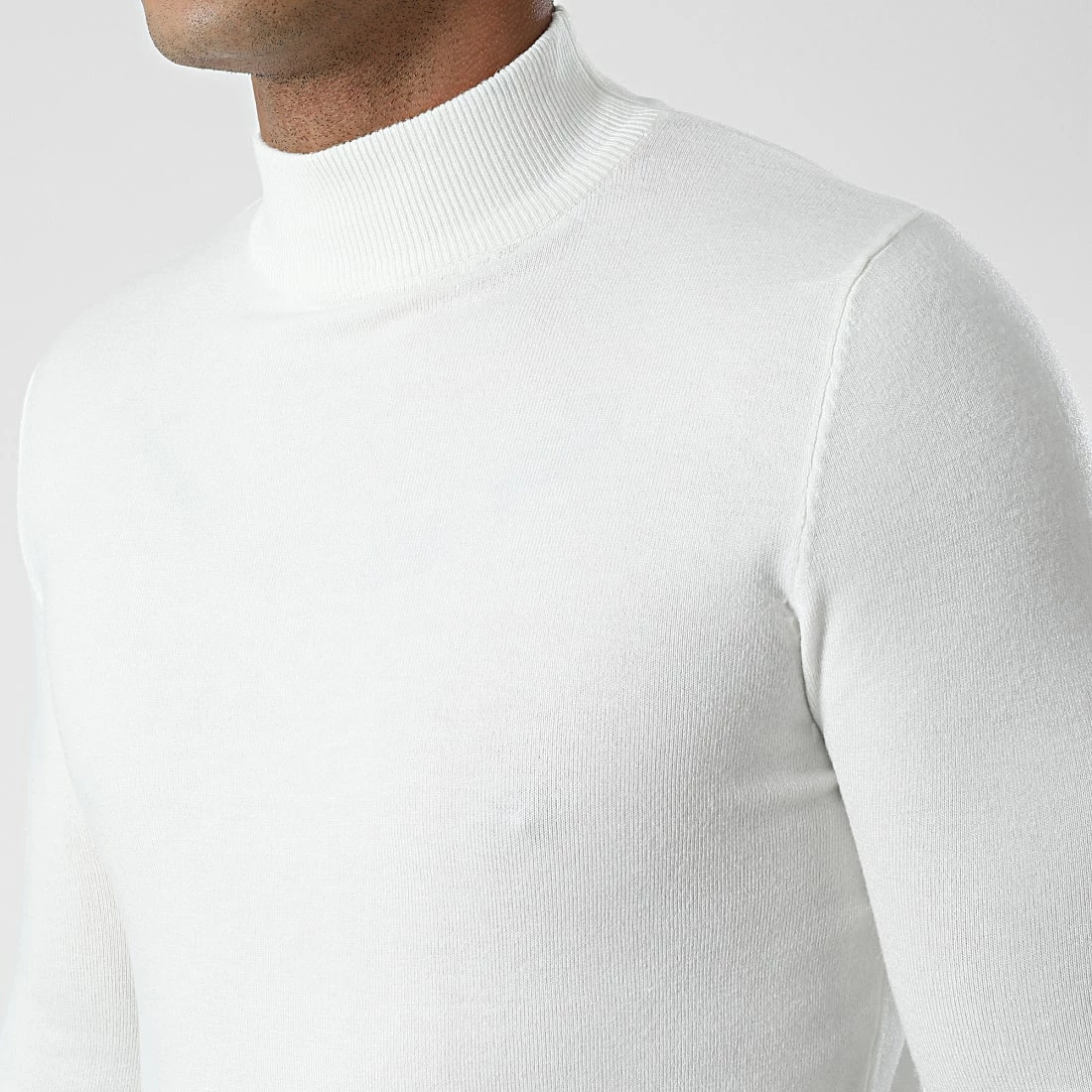 Nouveau ✨ Pull Col Cheminée 665 Beige Clair de Classic Series 💯 4 Nouveau ✨ Pull Col Cheminée 665 Beige Clair de Classic Series 💯 – Image 2