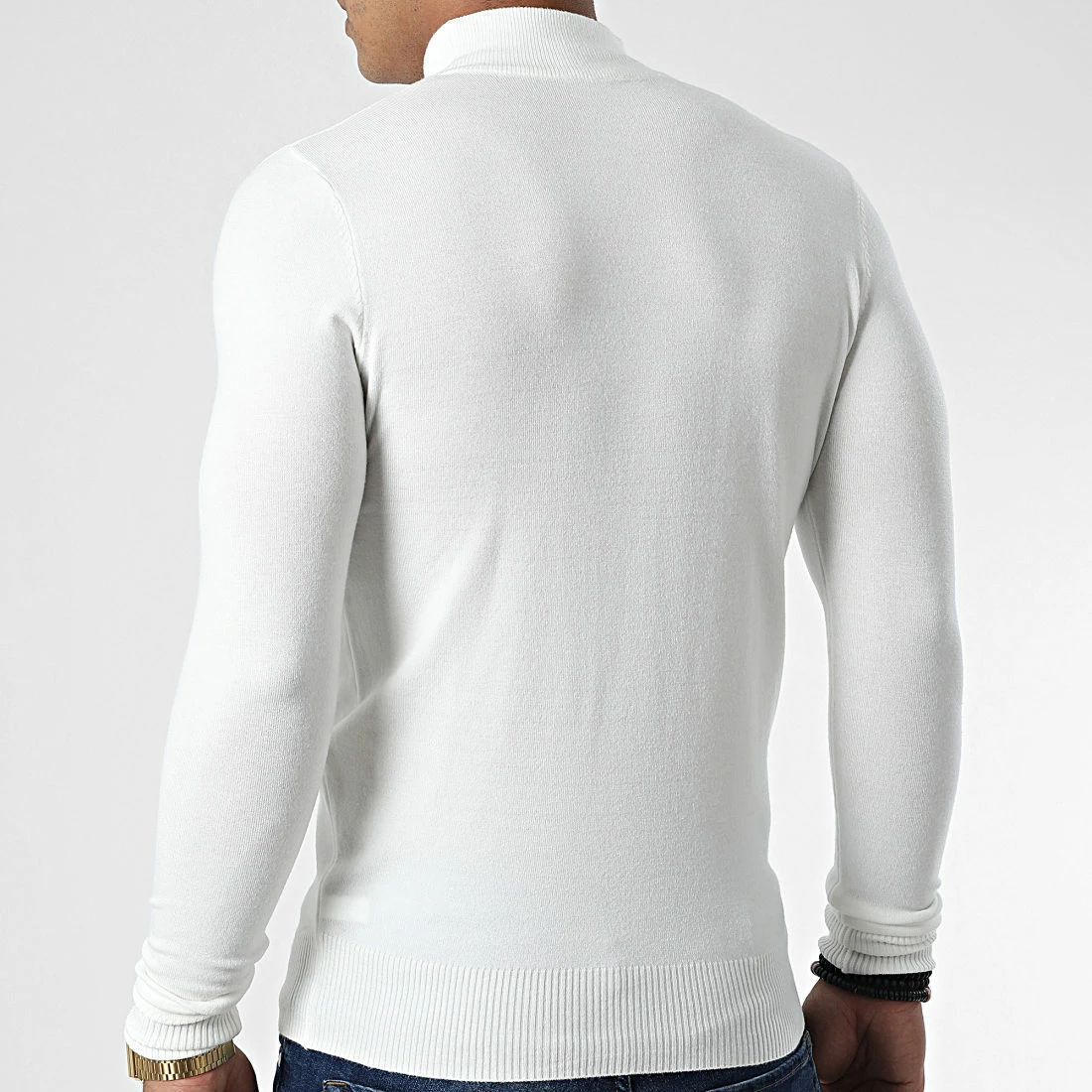 Nouveau ✨ Pull Col Cheminée 665 Beige Clair de Classic Series 💯 6 Nouveau ✨ Pull Col Cheminée 665 Beige Clair de Classic Series 💯 – Image 4