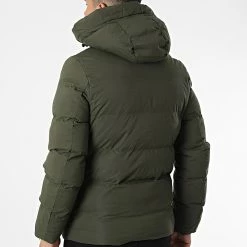 Meilleure vente 💯 Doudoune Capuche 9355 Vert Kaki de Classic Series 🎉 -Classic Series Soldes classic series 338605 9355 3 OLIVE 20220926T153059 04