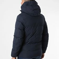 Sortie 👏 Doudoune Capuche 9355 Bleu Marine de Classic Series 👏 -Classic Series Soldes classic series 338606 9355 2 NAVY 20220926T152939 04