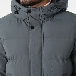 Remise 💯 Doudoune Capuche 9353 Gris Anthracite de Classic Series 🎁 -Classic Series Soldes classic series 338607 9353 4 GREY 20220926T153040 02