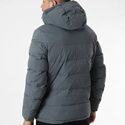 Remise 💯 Doudoune Capuche 9353 Gris Anthracite de Classic Series 🎁 -Classic Series Soldes classic series 338607 9353 4 GREY 20220926T153043 04