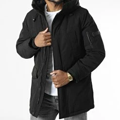 Acheter ✔️ Parka Capuche 9352 Noir de Classic Series 🤩