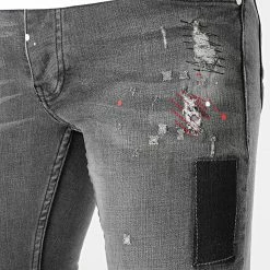 Promo 👍 Jean Slim 61-19A Gris de Classic Series 🛒 -Classic Series Soldes classic series 338632 61 19A 20220929T092349 02