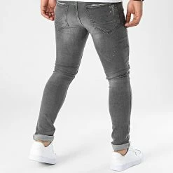 Promo 👍 Jean Slim 61-19A Gris de Classic Series 🛒 -Classic Series Soldes classic series 338632 61 19A 20220929T092352 04