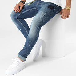 Grosses soldes 🔥 Jean Slim 5911 Bleu Denim de Classic Series 💯 -Classic Series Soldes classic series 338641 5911 20220929T092141 03