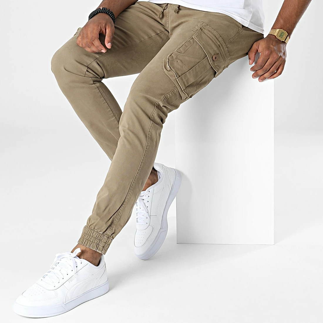 Tout neuf ⌛ Pantalon Cargo 7685 Beige Kaki de Classic Series 👏 5 Tout neuf ⌛ Pantalon Cargo 7685 Beige Kaki de Classic Series 👏 – Image 3