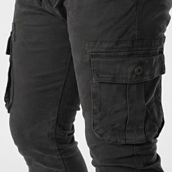 De gros ✨ Pantalon Cargo 7685 Noir Délavé de Classic Series 🎉 -Classic Series Soldes classic series 338656 7685 4 20221010T155339 02