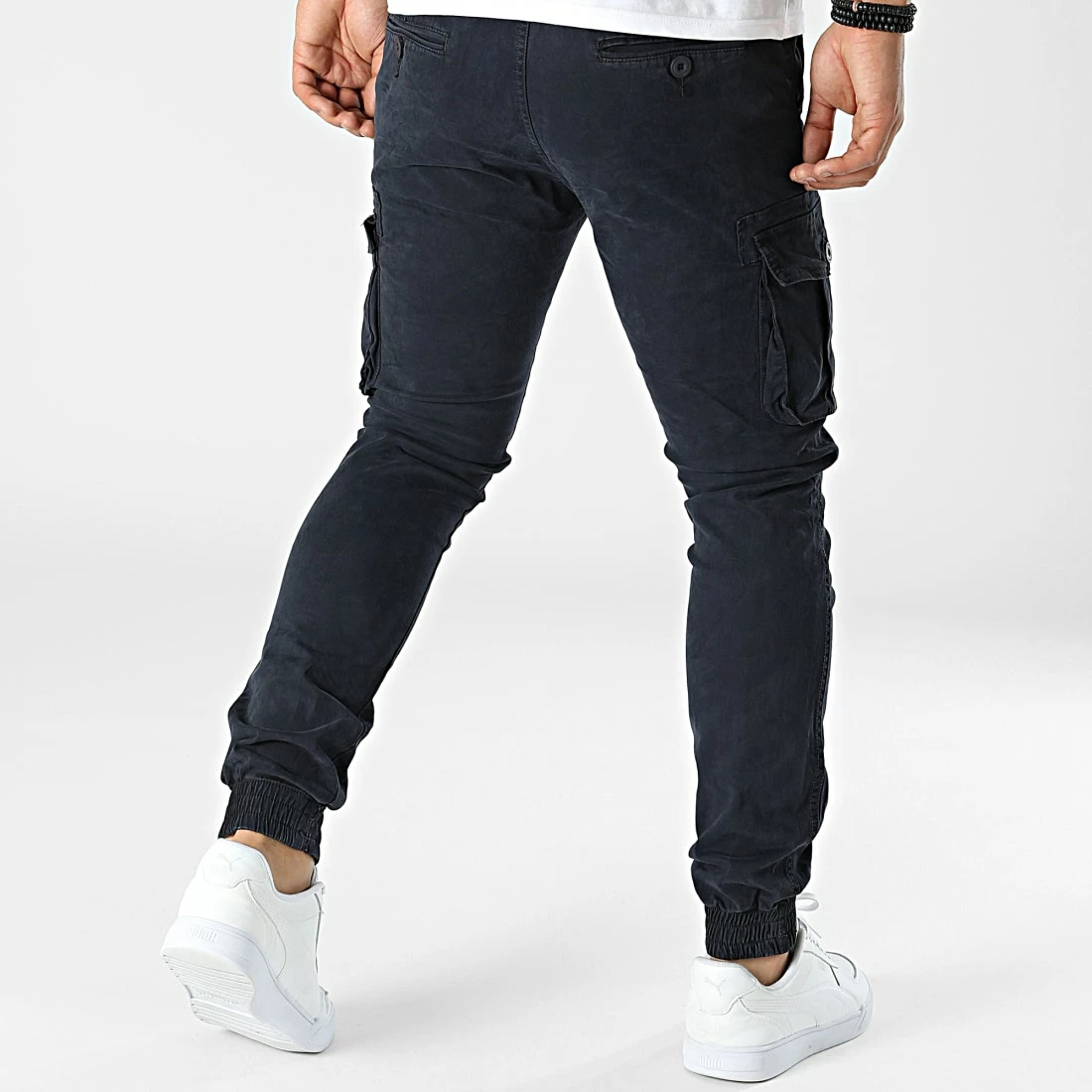 Nouveau 👍 Pantalon Cargo 7685 Bleu Marine de Classic Series 😉 6 Nouveau 👍 Pantalon Cargo 7685 Bleu Marine de Classic Series 😉 – Image 4