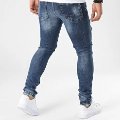 Meilleur prix 🥰 Jean Slim 53-01B Bleu Denim de Classic Series 😍 -Classic Series Soldes classic series 338709 53 01B 20220929T092424 04