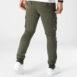 Grosses soldes ❤️ Pantalon Cargo 7686 Vert Kaki de Classic Series ⭐ -Classic Series Soldes classic series 338727 7686 2 GN 20221017T152146 04