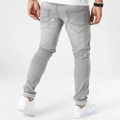 Promo 🎉 Jean Slim D-3223 Gris de Classic Series 😍 -Classic Series Soldes classic series 338731 D 3223 20220928T161549 04