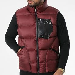 Nouveau 🧨 Doudoune Sans Manches 209 Bordeaux de Classic Series 🎁 -Classic Series Soldes classic series 339023 209 BORDEAUX 20220926T153202 03