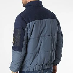 De gros 🎉 Veste Zippée 211 Gris Bleu Marine Denim de Classic Series 🎁 -Classic Series Soldes classic series 339025 211 GREY 20220926T153928 04