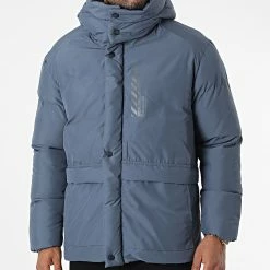 Meilleur prix 🎁 Doudoune Capuche 210 Gris Anthracite de Classic Series 🥰