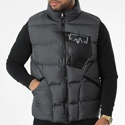 Promo 🌟 Doudoune Sans Manches 209 Gris Anthracite de Classic Series 🔔 -Classic Series Soldes classic series 339028 209 GREY 20220926T153746 03