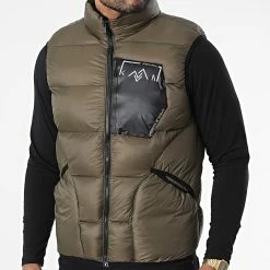 Vente flash 🥰 Doudoune Sans Manches 209 Vert Kaki de Classic Series 🥰