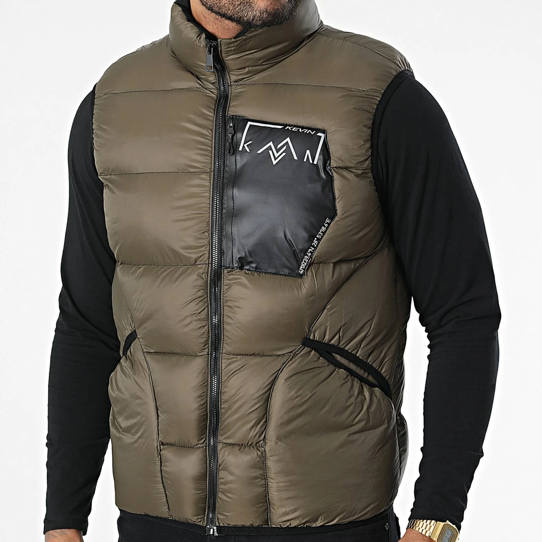 Vente flash 🥰 Doudoune Sans Manches 209 Vert Kaki de Classic Series 🥰 3 Vente flash 🥰 Doudoune Sans Manches 209 Vert Kaki de Classic Series 🥰