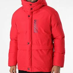 Budget 😉 Doudoune Capuche 210 Rouge de Classic Series ❤️ -Classic Series Soldes classic series 339080 210 RED 20220926T152240 03