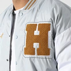 Vente flash 🥰 Veste Teddy 7426 Gris de Classic Series ✔️ -Classic Series Soldes classic series 339406 7426 GERY 20221004T153357 02