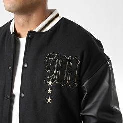 Promo 😀 Veste Teddy 7427 Noir de Classic Series 🎉 -Classic Series Soldes classic series 339408 7427 NOIR BULE 20221004T155447 02