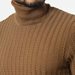 Meilleure affaire 💯 Pull Col Roulé APR-334 Camel de Classic Series 🌟 -Classic Series Soldes classic series 340516 APR 334 CAMEL 20220929T161316 02