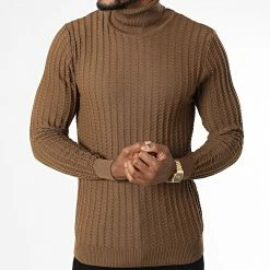 Meilleure affaire 💯 Pull Col Roulé APR-334 Camel de Classic Series 🌟 -Classic Series Soldes classic series 340516 APR 334 CAMEL 20220929T161318 03