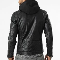 Offres ⌛ Veste Biker LP5537 Noir de Classic Series 👏 -Classic Series Soldes classic series 340650 LP5537 K BLACK 20220929T160624 04