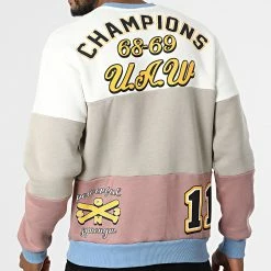 De gros 🤩 Sweat Crewneck 1136 Beige Clair Taupe Rose de Classic Series 💯