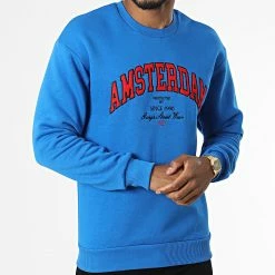 Meilleure affaire ✔️ Sweat Crewneck 1121 Bleu Roi de Classic Series 🎁 -Classic Series Soldes classic series 340755 GK 1121 SAKS 20220929T161409 03