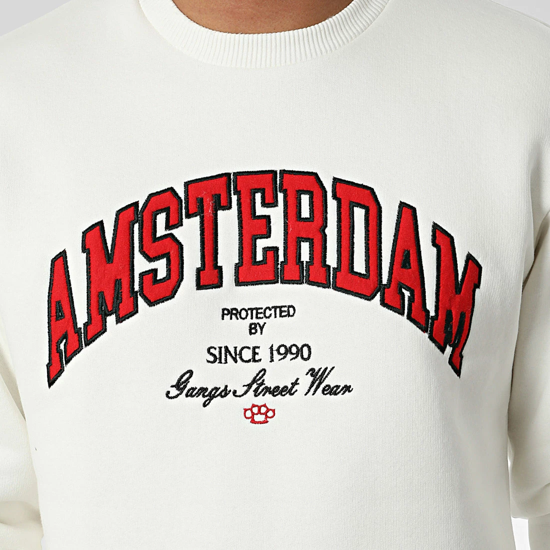 Promo 👏 Sweat Crewneck 1121 Beige Clair de Classic Series 😉 4 Promo 👏 Sweat Crewneck 1121 Beige Clair de Classic Series 😉 – Image 2