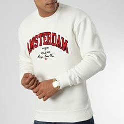 Promo 👏 Sweat Crewneck 1121 Beige Clair de Classic Series 😉 8 Promo 👏 Sweat Crewneck 1121 Beige Clair de Classic Series 😉 -Classic Series Soldes classic series 340757 GK 1121 EKRU 20221006T152029 03