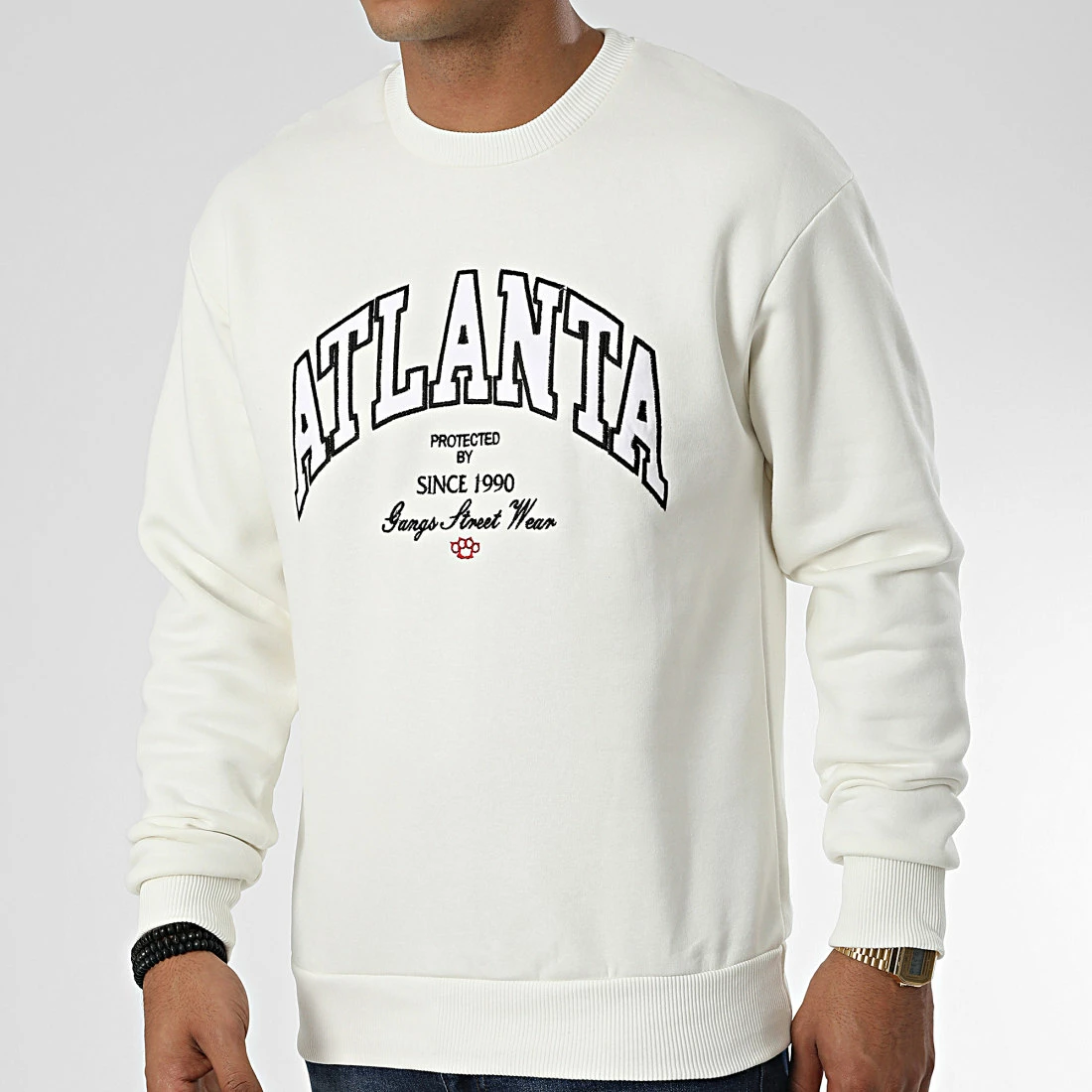 Le moins cher 🧨 Sweat Crewneck 1122 Beige Clair de Classic Series ⌛ 3 Le moins cher 🧨 Sweat Crewneck 1122 Beige Clair de Classic Series ⌛