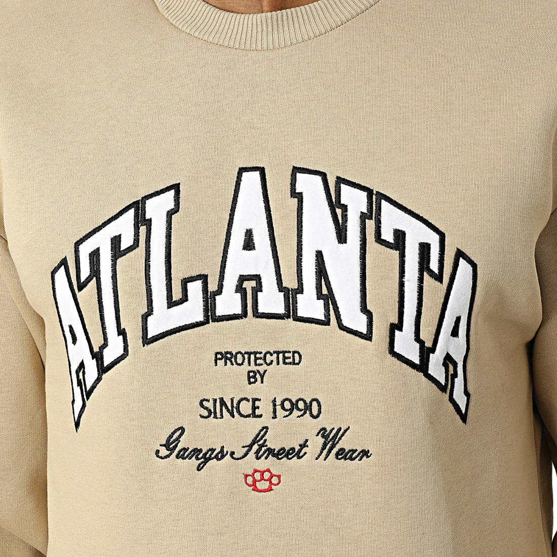 Sortie 💯 Sweat Crewneck 1122 Beige de Classic Series 👏 4 Sortie 💯 Sweat Crewneck 1122 Beige de Classic Series 👏 – Image 2