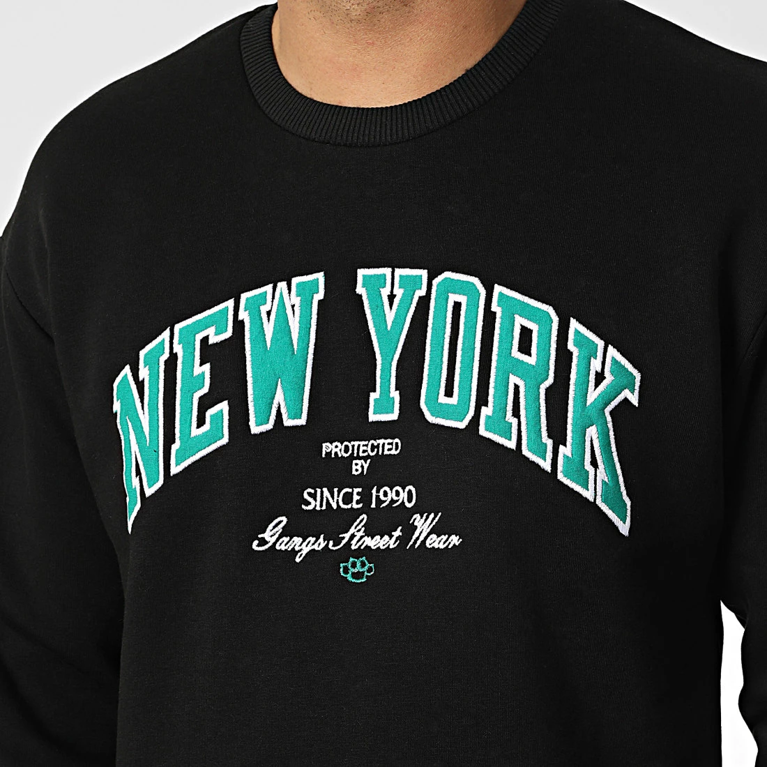 De gros 🤩 Sweat Crewneck 1124 Noir de Classic Series 🛒 4 De gros 🤩 Sweat Crewneck 1124 Noir de Classic Series 🛒 – Image 2