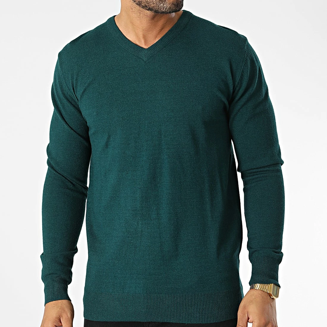 Offres ⌛ Pull Col V 6745 Vert Foncé de Classic Series 😀 3 Offres ⌛ Pull Col V 6745 Vert Foncé de Classic Series 😀
