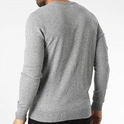 Tout neuf 💯 Pull Col V 6745 Gris Chiné de Classic Series 🧨 -Classic Series Soldes classic series 342221 6745 GRIS CHINE 20221020T135315 04