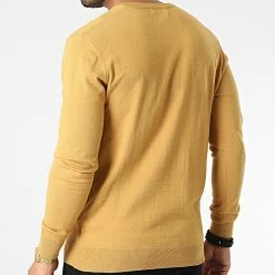 Bon marché 🎁 Pull Col V 6745 Moutarde de Classic Series 🎉 -Classic Series Soldes classic series 342224 6745 MOUTARDE 20221020T125214 04