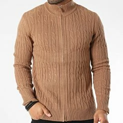 Tout neuf 🥰 Gilet Zippé 6855 Camel de Classic Series 👍 -Classic Series Soldes classic series 342236 6855 CAMEL 20221020T135149 03