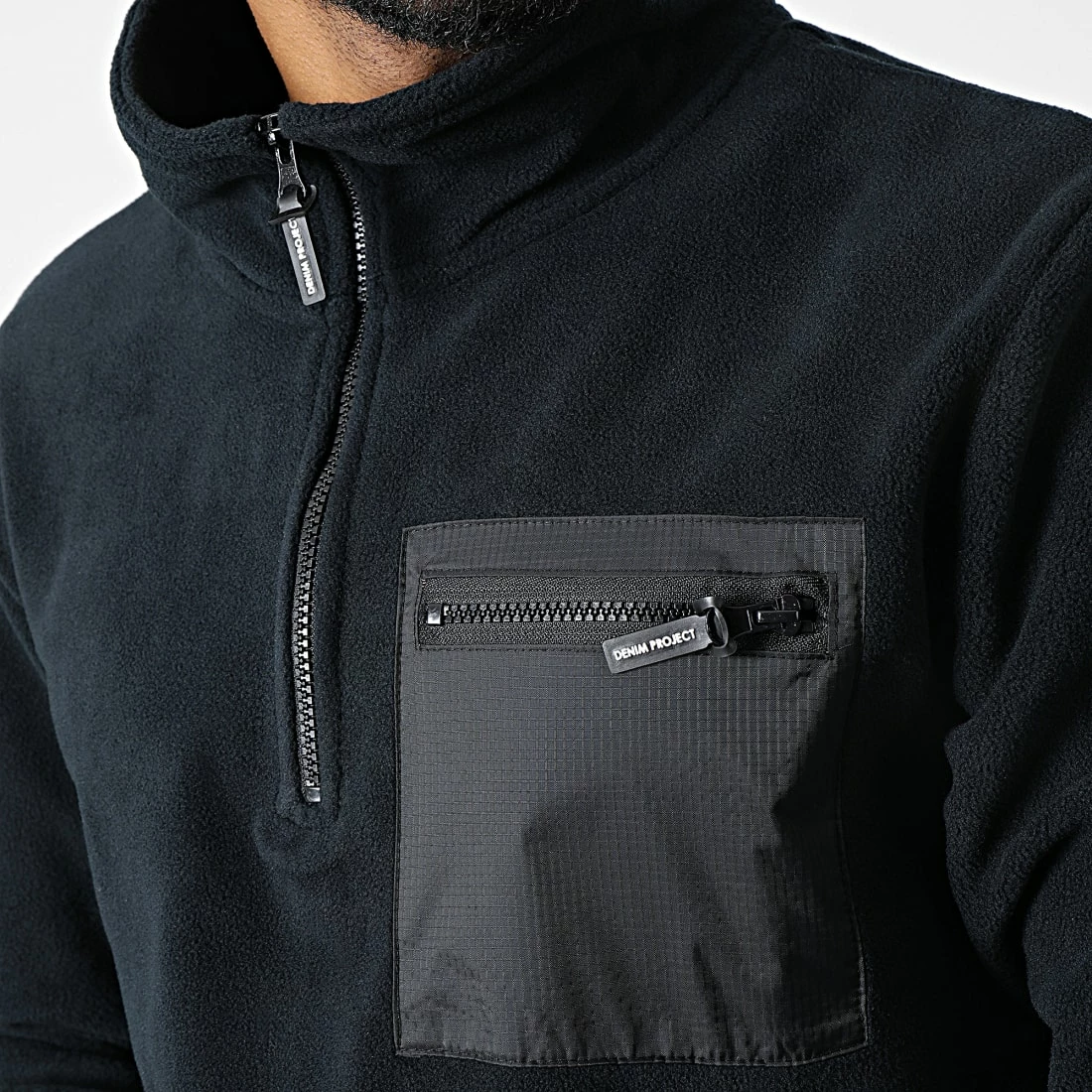 Coupon 🥰 Sweat Polaire Col Zippé DP-10022-005 Noir de Classic Series ⭐ 4 Coupon 🥰 Sweat Polaire Col Zippé DP-10022-005 Noir de Classic Series ⭐ – Image 2