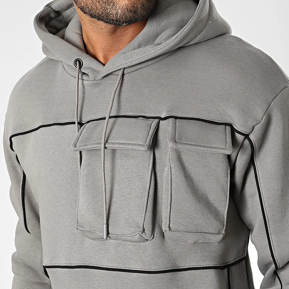 De gros ⭐ Ensemble De Survetement 1108 Gris Anthracite de Classic Series 🤩 4 De gros ⭐ Ensemble De Survetement 1108 Gris Anthracite de Classic Series 🤩 – Image 2