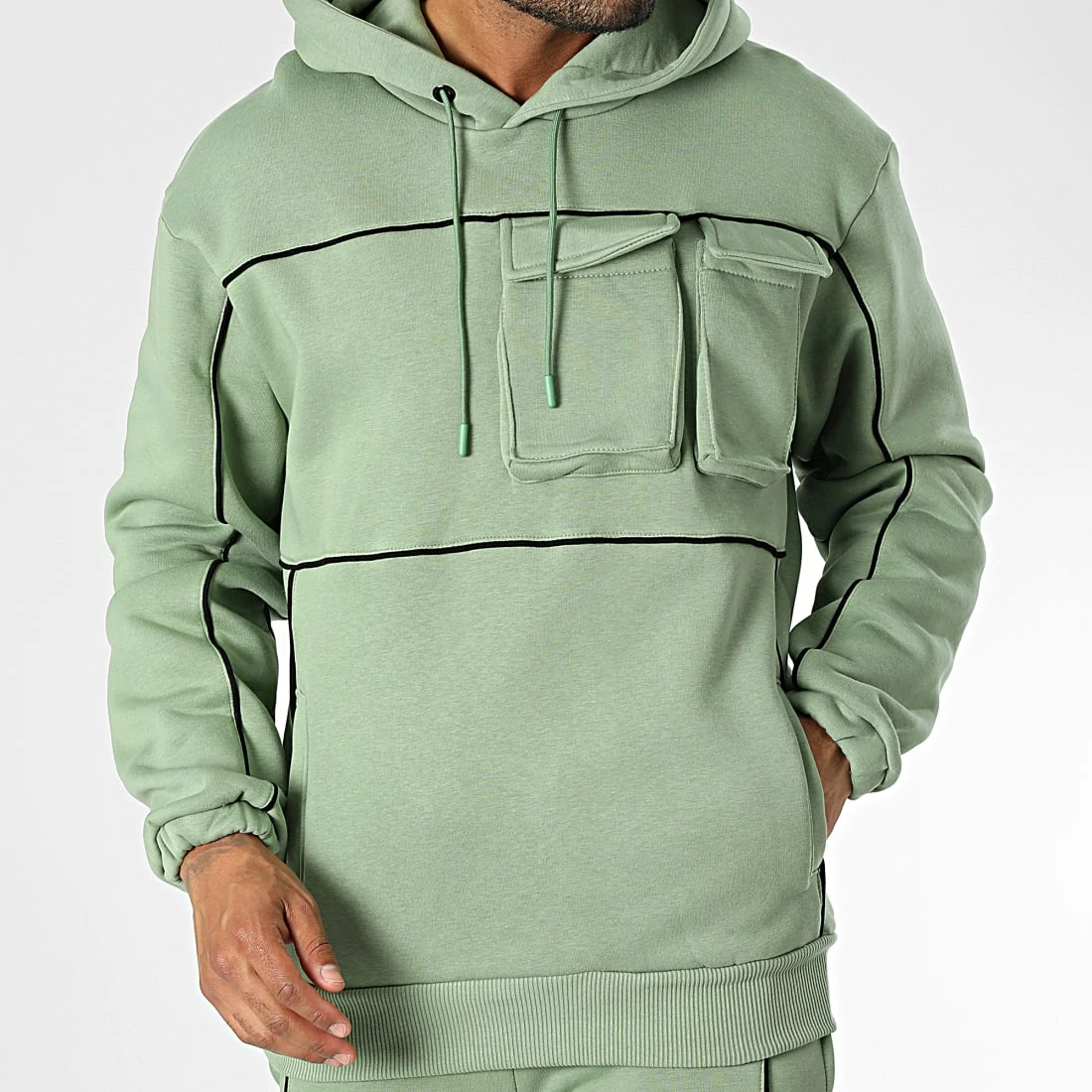 Budget 👍 Ensemble De Survetement 1108 Vert Clair de Classic Series 💯 5 Budget 👍 Ensemble De Survetement 1108 Vert Clair de Classic Series 💯 – Image 3