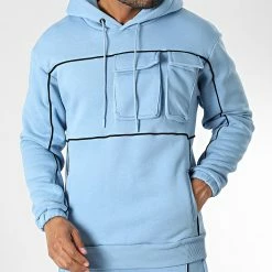 Offres ✔️ Ensemble De Survetement 1108 Bleu Clair de Classic Series 😍 -Classic Series Soldes classic series 342469 GK 1108T MAVI 20221013T151454 03