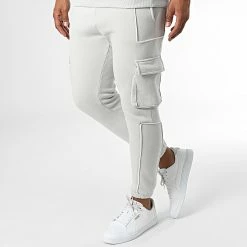 Vente flash 🥰 Ensemble De Survetement 1108 Gris de Classic Series ✔️ -Classic Series Soldes classic series 342472 GK 1108T GRI 20221013T151422 04