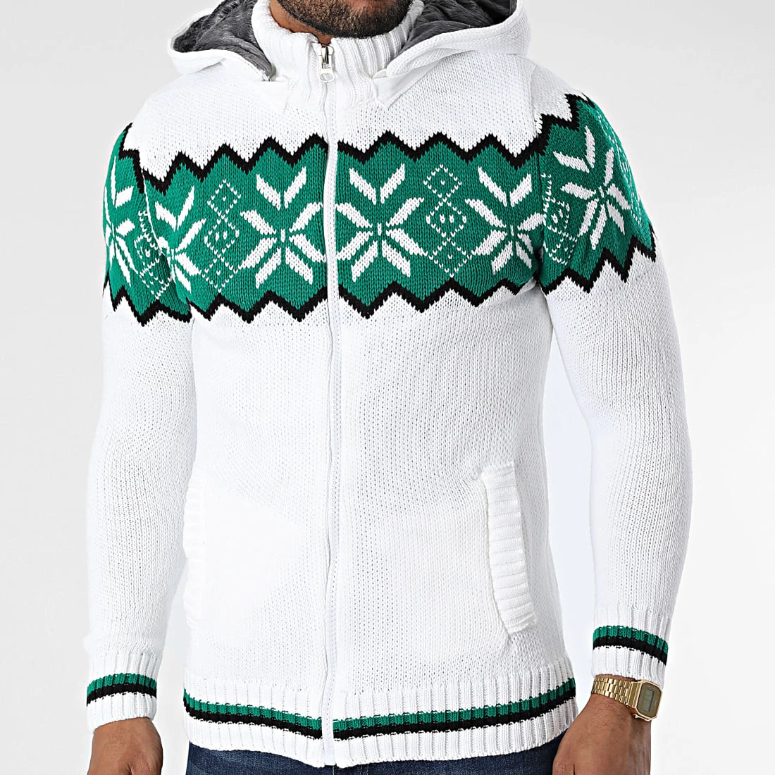 Budget ✔️ Gilet Zippé Capuche 3008 Beige Clair Vert de Classic Series ✔️ 3 Budget ✔️ Gilet Zippé Capuche 3008 Beige Clair Vert de Classic Series ✔️