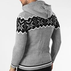 Acheter ⌛ Gilet Zippé Capuche 3008 Gris de Classic Series 🎁 -Classic Series Soldes classic series 342556 3008 GREY 20221007T161121 04