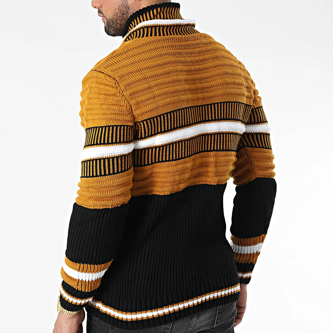 Sortie 🎉 Pull Col Amplified 5007 Noir Orange de Classic Series 💯 6 Sortie 🎉 Pull Col Amplified 5007 Noir Orange de Classic Series 💯 – Image 4